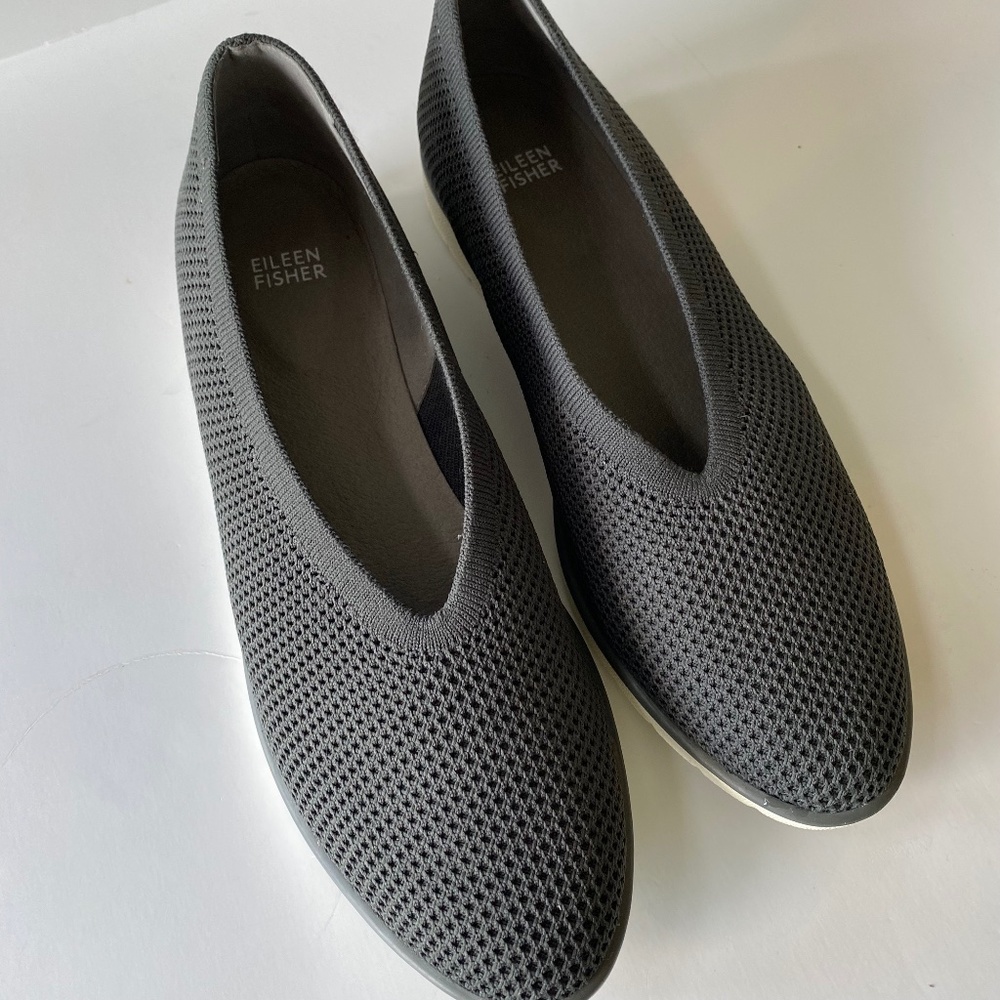 Eileen Fisher Heaven Stretch Knit Ballet Flat - Size 11